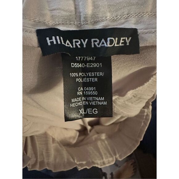 Hilary Radley Beige Pull On Wide Leg Pants Size XL New - Picture 7 of 7